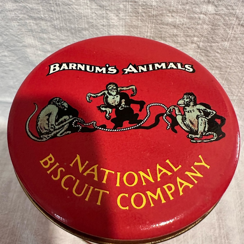 Vintage National Biscuit Company 1979 BARNUM'S ANIMALS Tin NABISCO Advertisement - Picture 3 of 9